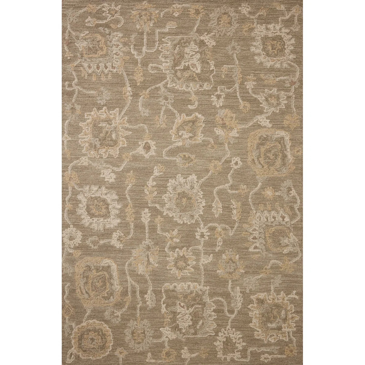 Chris Loves Julia x Loloi Dorothea Oak / Natural Area Rug | Wayfair North America