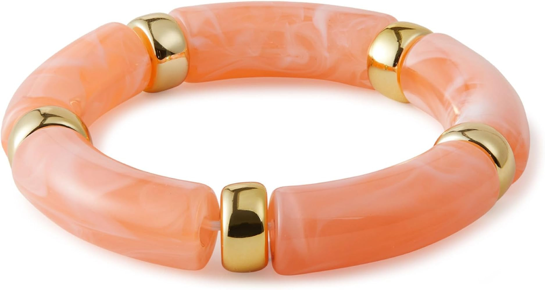 Acrylic Bangle Bracelets for Women Chunky Colorful Resin Bangle Big Statement Jewelry | Amazon (US)