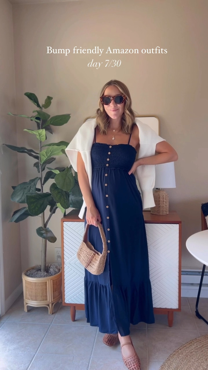 30 days of bump friendly Amazon outfits 🤰🏼 DAY 7

The cutest little midi dress to wear now and into fall! Wearing a size small

#amazonfinds #amazonfashion #amazonstyle #gdwm #30daysofoutfits 

#LTKStyleTip #LTKBump