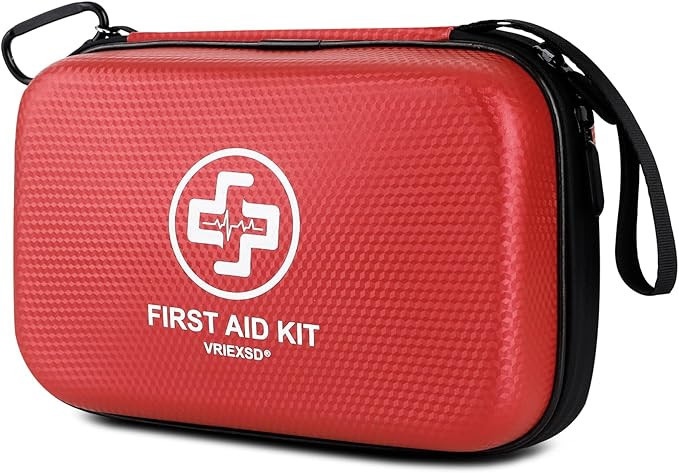 Premium First Aid Kit, 320 Piece Waterproof Hard Shell Eva First Aid Kit for Home, Camping, Cars,... | Amazon (US)