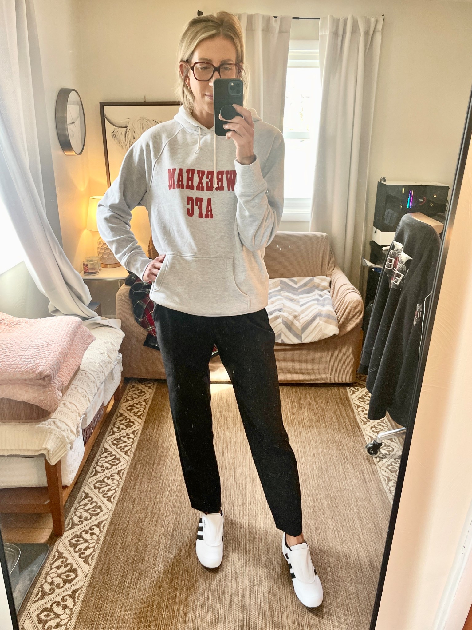 A few years ago, indoor soccer shoes (aka Sambas) had a major moment, and now I’m seeing a new wave of sleek, sporty styles pop up. I decided to jump on the trend with these Adidas Tae Kwon Do shoes, and I’m obsessed. They’re super lightweight, easy to slip on, and perfect for summer. I went with the laceless version, but there’s also a laced-up option

What do you think? Would you try these?

p.s. Everything is 30% off at Homage and Athleta right now 🤗

#LTKShoeCrush #LTKStyleTip #LTKFestival