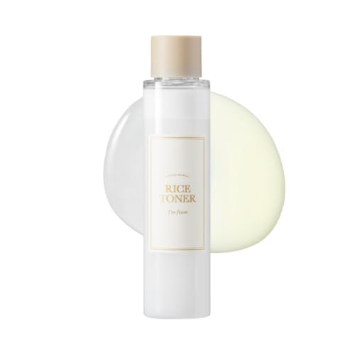 I'm from Rice Toner, Milky Toner for Glowing Skin, Korean Rice, Glow Essence with Niacinamide, Hydrating for Dry, Dull, Combination Skin, Vegan, Fragrance Free, Glass Skin 5.07 Fl Oz | Amazon (US)