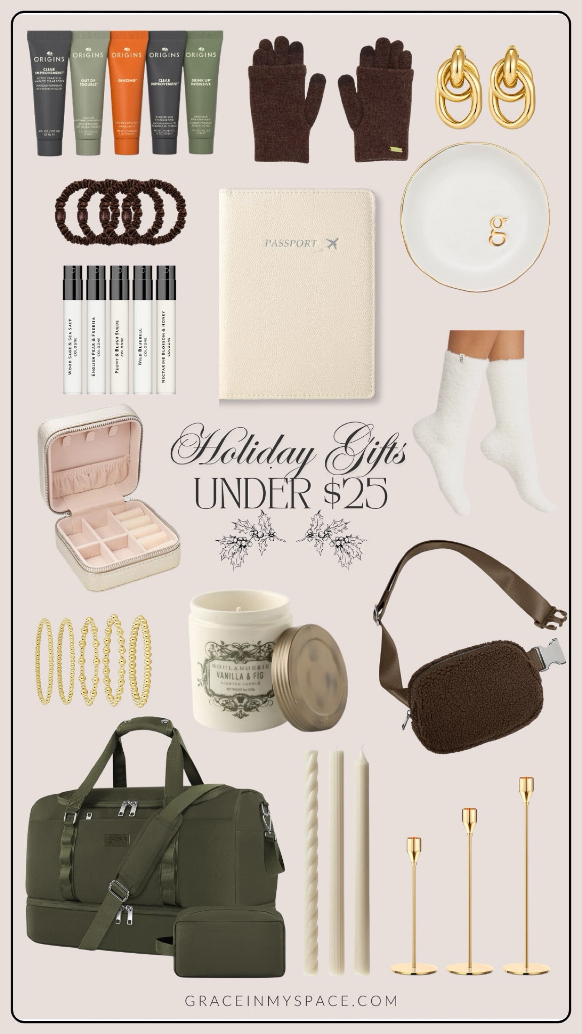 Gifts Under $25 🎁 Whether you’re searching for some useful stocking stuffers or you’re simply shopping on a budget, these under $25 gift ideas will be a hit. These picks would work for a friend, neighbor, teacher, or teen in your life. Plus, many of them are from Amazon (which I always think is a perk!) 

#LTKHoliday #LTKGiftGuide #LTKSeasonal