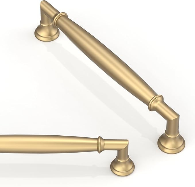 10 Pack Champagne Bronze Cabinet Pulls 5 Inch(128mm) Kitchen Cabinet Handles Solid Zinc Alloy Cab... | Amazon (US)