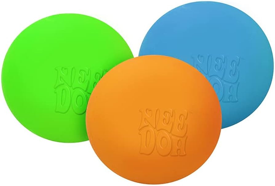 Schylling NeeDoh Teenie - Sensory Fidget Toy - 3 Mini Groovy Globs in Assorted Colors - Ages 3 to... | Amazon (US)
