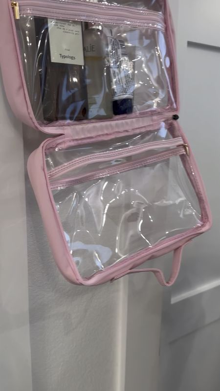 Amazon Clear cosmetic bag that fits so much and has different compartments for travel! Folds and hangs 

#LTKfindsunder100 #LTKfindsunder50 #LTKsalealert