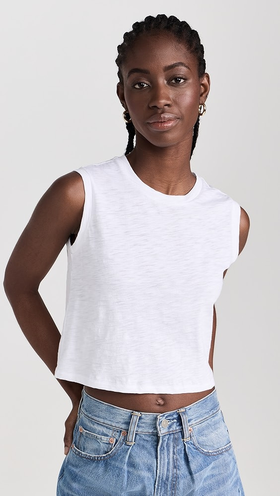 Goldie Sleeveless Crop Tee | Shopbop | Shopbop