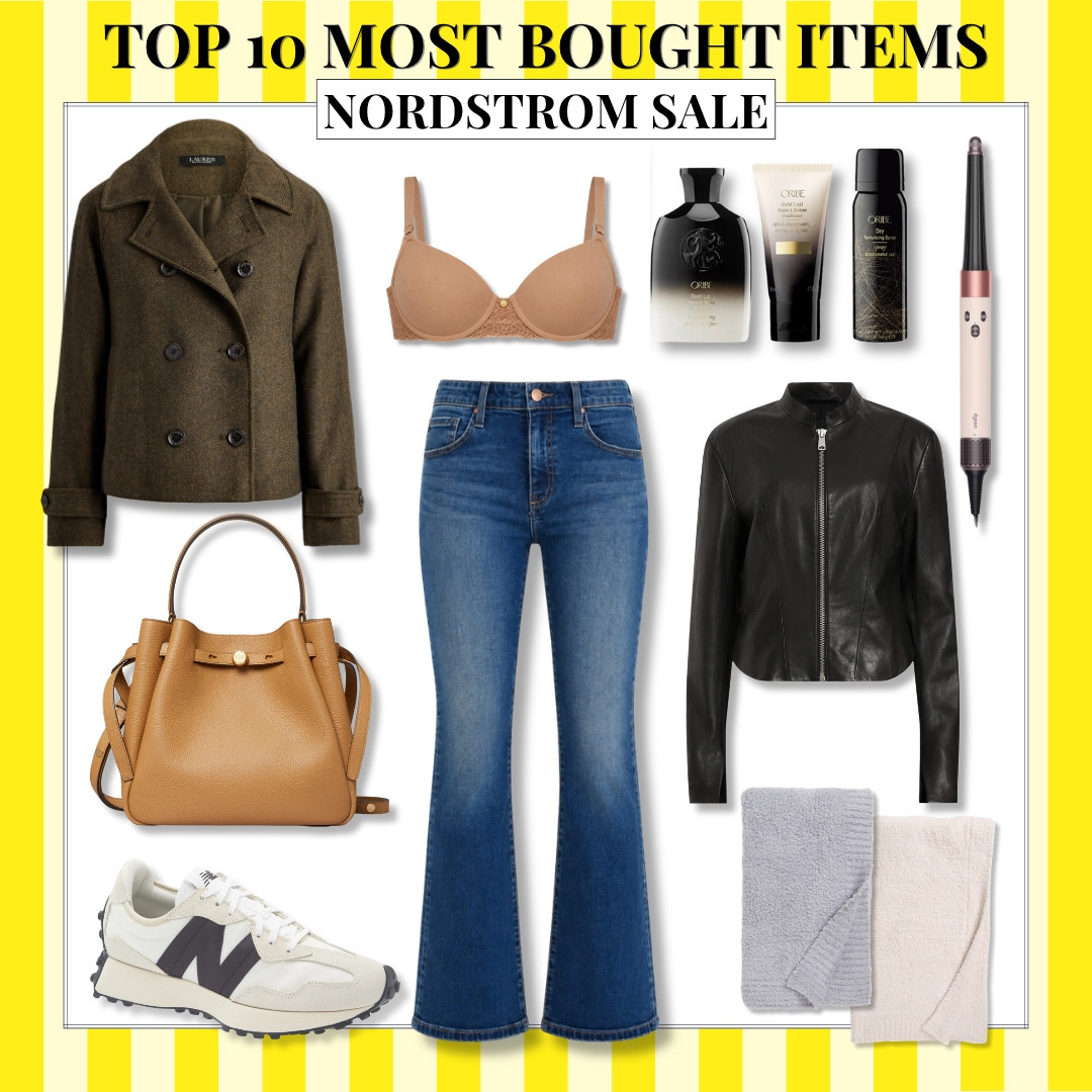 The most bought list is always interesting because it shows what people are actually adding to their closets, beauty routines, and homes. This year’s favorites cover the practical pieces that earn their space, from great jeans and everyday sneakers to outerwear, beauty tools, and soft blankets for fall.

Nordstrom Anniversary Sale, most bought items, fall wardrobe, women’s jeans, fall jackets, everyday sneakers, beauty favorites, Dyson Airwrap, designer handbag, cozy blankets, sale favorites, AudrieDollins

#LTKootd #LTKSaleAlert #LTKOver40