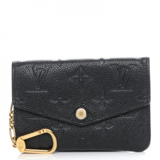 Women's Louis Vuitton Key Pouch Monogram Empreinte in Noir Black | StockX