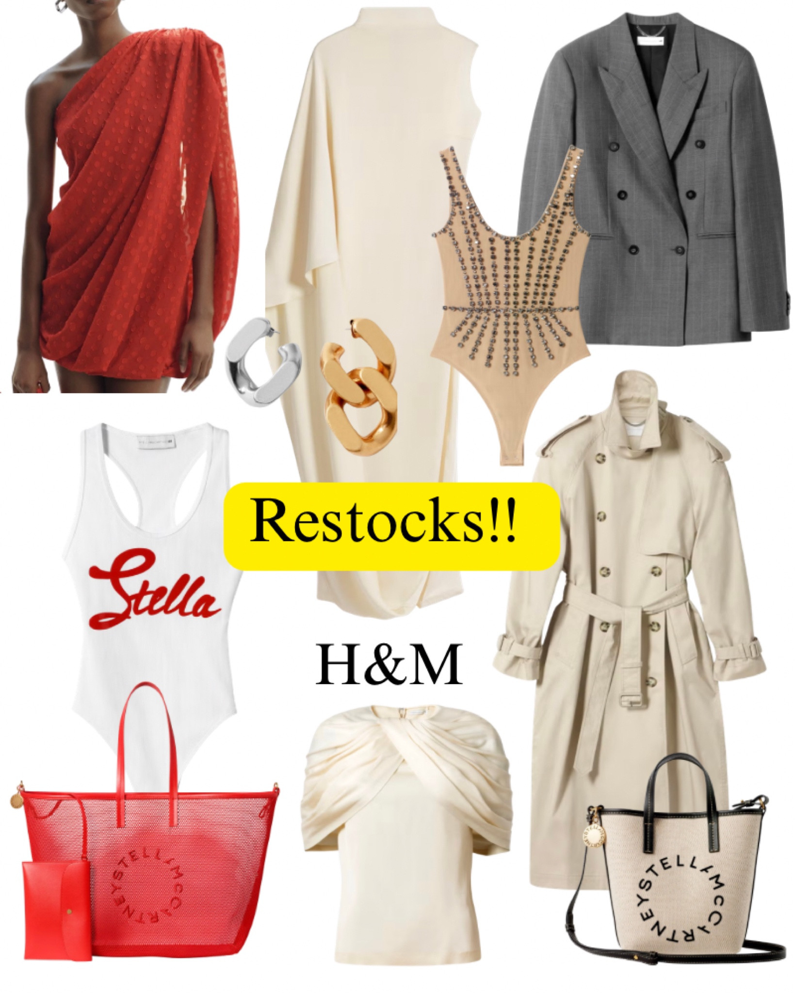 Stella MCcartney H&M has been restocking last two days!! But hurry the restocks last minutes!! I was able to buy more! Everything runs huge! Size down one or two sizes in tops and coats. Pants run a tad big. I’m a 4 in the rhinestone pants and usually I’m a 6. I took a 6 in the star jeans they are good but fit loose. I’m an XS in the shirts.

#LTKootd #LTKSaleAlert #LTKWorkwear