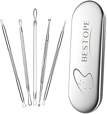 BESTOPE Blackhead Remover Pimple Comedone Extractor Tool Best Acne Removal Kit - Treatment for Bl... | Amazon (US)
