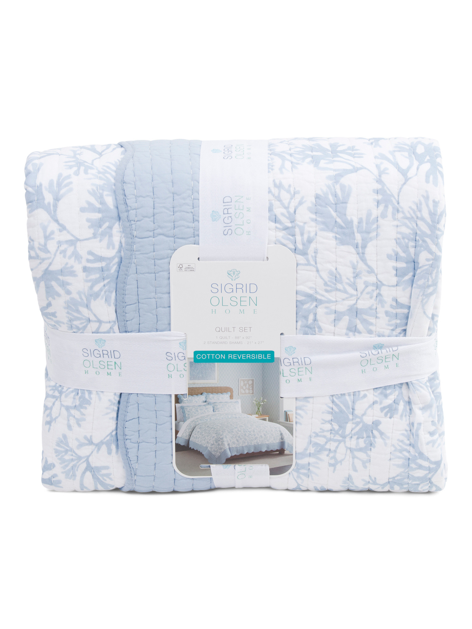 Coral Quilt Set | TJ Maxx