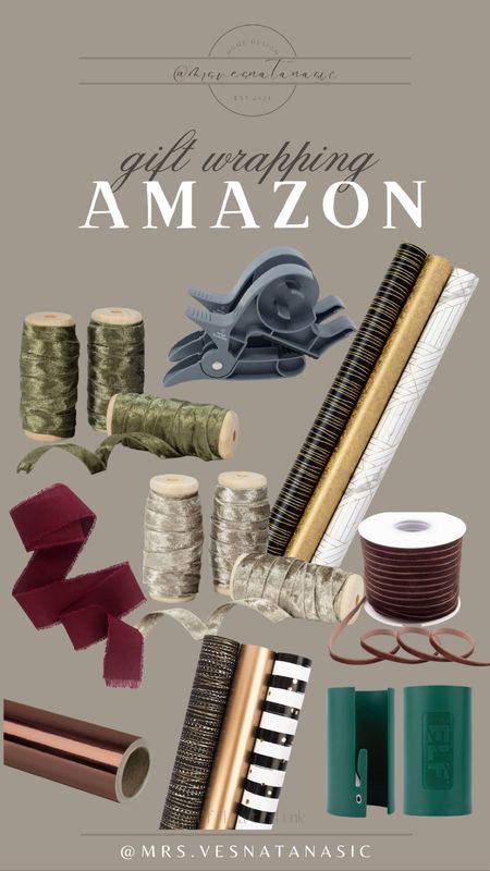 Amazon gift wrapping  essentials for all the Holiday gift! 

#LTKSeasonal #LTKHoliday #LTKhome