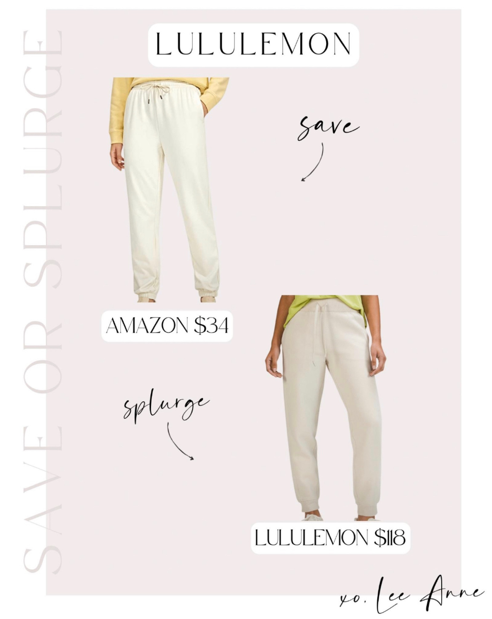 Lululemon look for less joggers! #founditonamazon

#LTKsalealert #LTKunder50 #LTKstyletip
