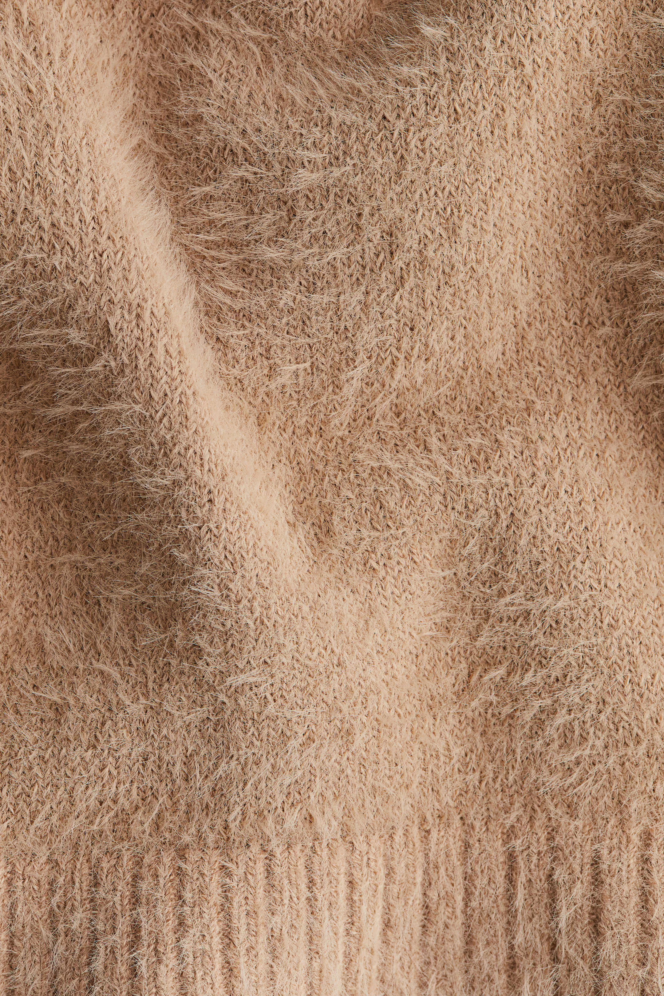 Fluffy-Knit Hoodie | H&M (US + CA)