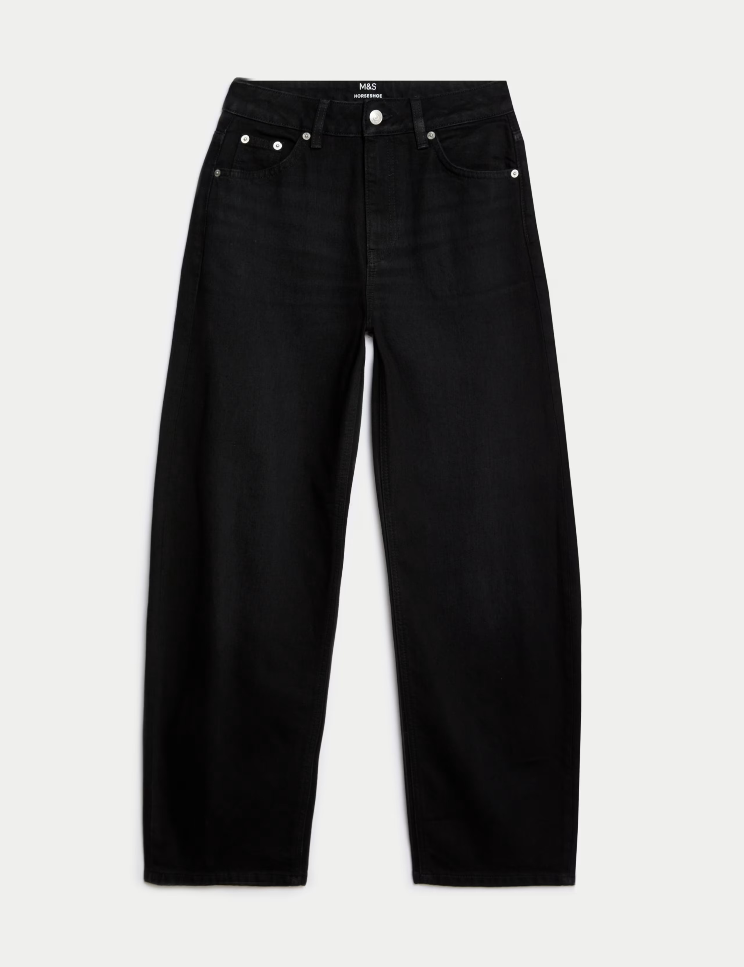 Mid Rise Relaxed Horseshoe Jeans | Marks & Spencer (UK)