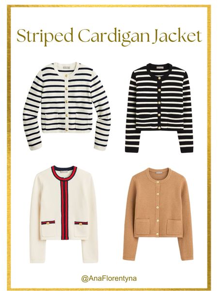 Cardigan jacket. Best sale price I’ve seen on this jacket! I ordered the striped ivory and navy jacket in size s.  JCrew sweater cardigan.  Emilie lady jacket.

#LTKSeasonal #LTKSpringSale #LTKworkwear