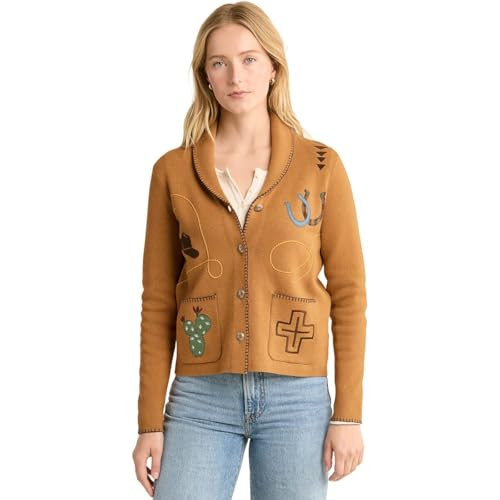 Pendleton Women's Western Cardigan, Buckskin Brown, XX-Small | Amazon (US)