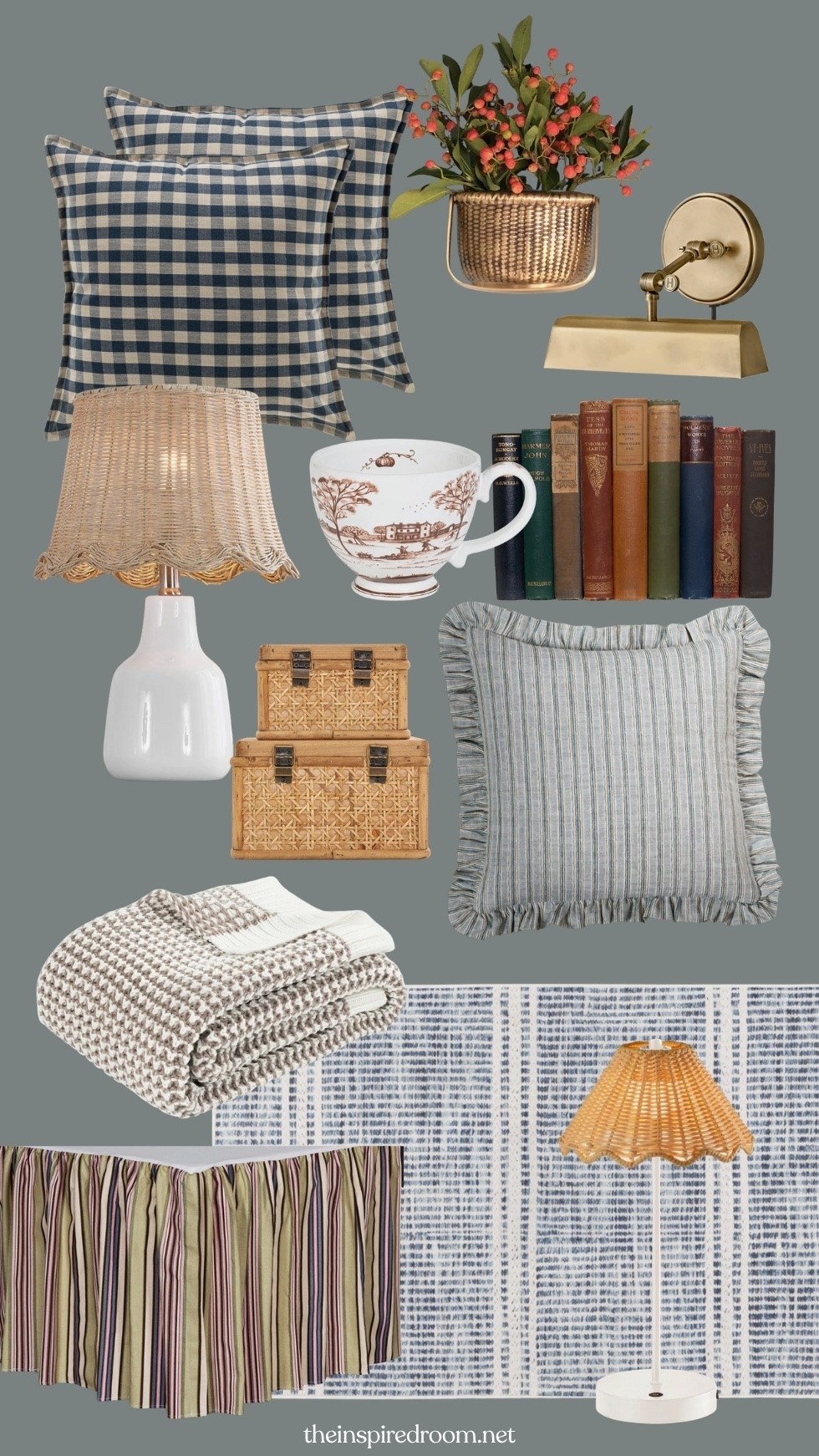 #ad @wayfair Simple ideas to create a cozy feeling in your home for the fall season.🍂

🤎 A delightful tea kettle on the stove and a pretty mug for slow fall mornings.

🤎 A charming bed skirt and picture light to make the bed feel extra cozy.

🤎 An entry table and lamp to create a warm welcome home.

🤎 A door basket you can fill with foraged seasonal foliage.

🤎 Lamps to warm up kitchen corners.

🤎 Cozy pillows for a favorite book nook.

#wayfair #wayfairpartner #liketkit

#LTKSaleAlert #LTKHome #LTKSeasonal