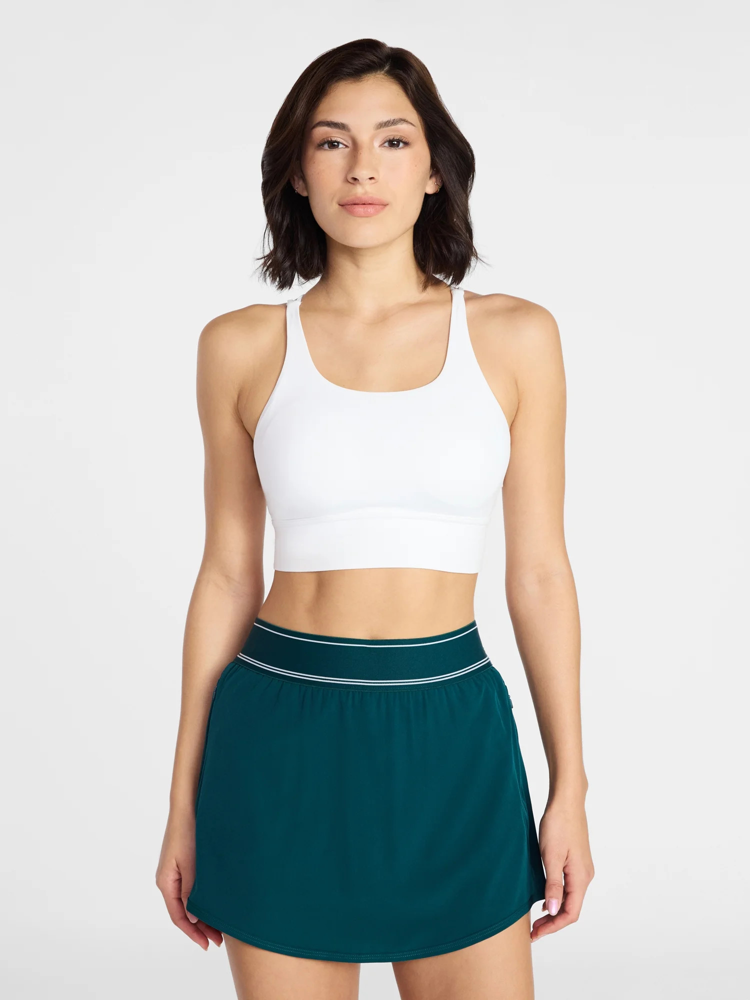 Avia Women’s Strappy Longline Bra, Sizes XS-XXXL | Walmart (US)