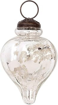 Amazon.com: Luna Bazaar Mercury Glass Small Ornaments (2.25-inch, Silver, Carla Design) - Great G... | Amazon (US)
