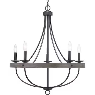 Progress Lighting Gulliver 5-Light Graphite Transitional Chandelier | Lowe's