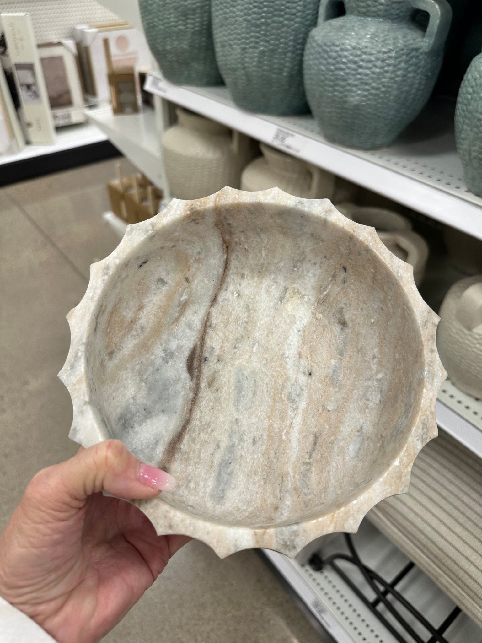 This marble bowl is gorgeous and heavy! Very nice piece! This is the large! 

#LTKFindsUnder50 #LTKHome