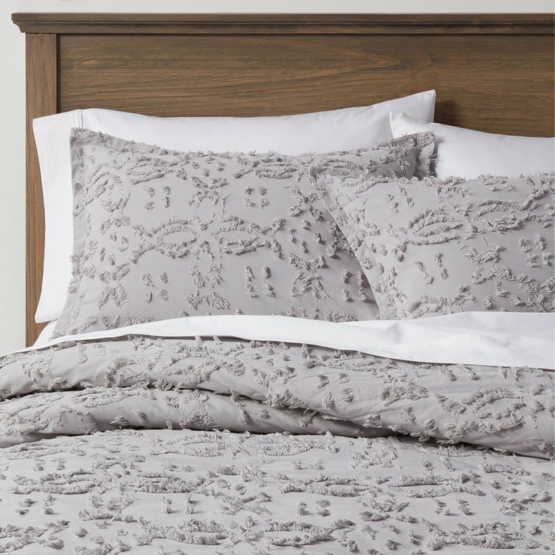 Clipped Chenille Comforter & Sham Set - Threshold™ | Target