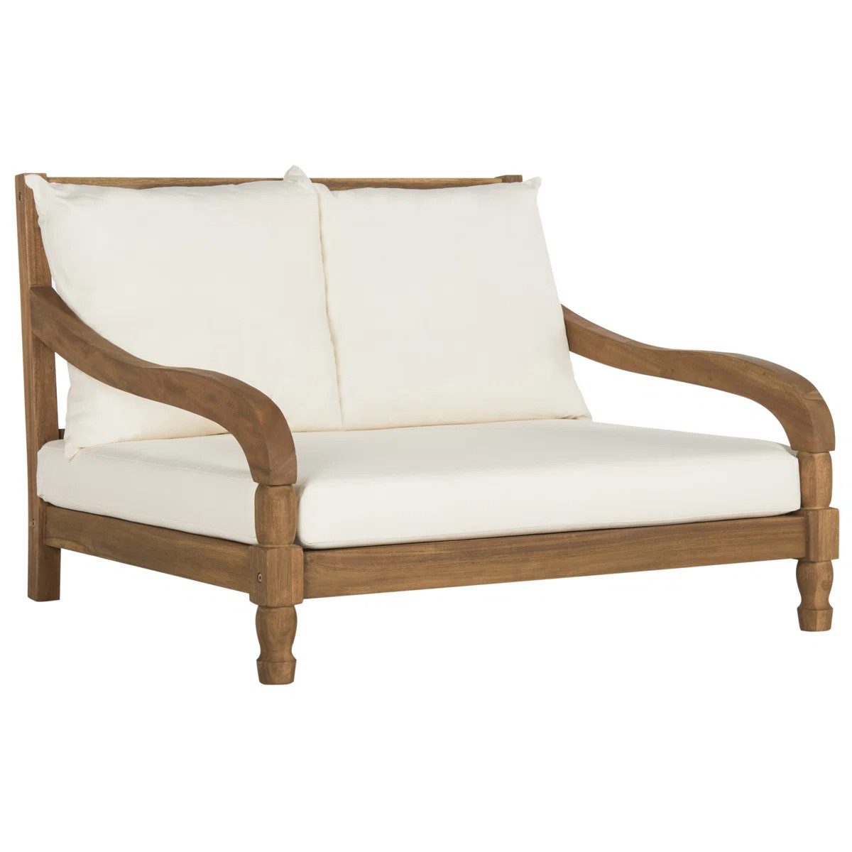 Hallei 35.4" Long Double Chaise with Cushions | Wayfair North America