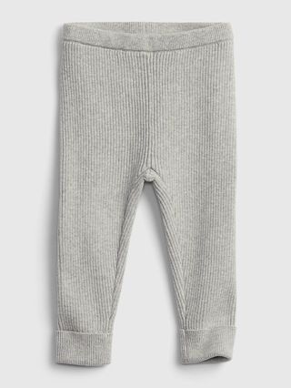 Baby Ribbed-Knit Sweater Leggings | Gap (CA)