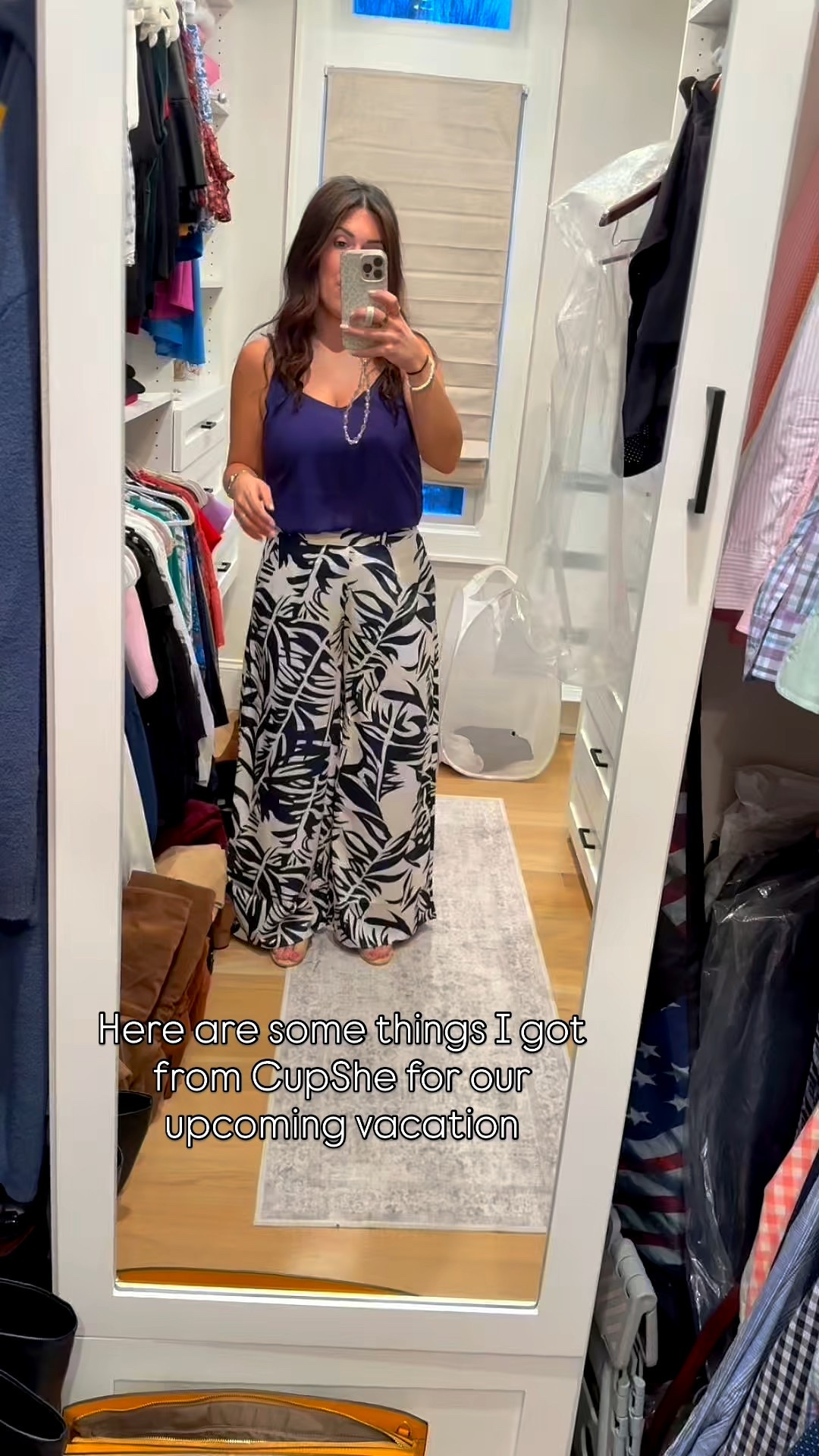 Got some super cute things from @cupshe for our upcoming cruise that I had to share! 

Pants are a size Small
Teal bathing suit is a Medium
Multicolor is a Medium but think a large would’ve been better. 

Comment TROPICAL VACATION and I’ll send you the links so they’re easy to shop. 🌴 🍹 

#LTKTravel #LTKOver40 #LTKmomlife