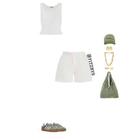 Ivory boxer set with olive green details 



Ivory tank top, tank top, matching set, ivory boxer shorts women, boxer shorts outfit, olive green hat, gold jewelry samba sneakers, olive samba sneakers, samba sneakers outfit, adidas olive green shoulders bag, summer outfit, summer clothes, shorts, summer shorts, spring outfit, outfit ideas, cute everyday outfit, errands outfit, set, women’s set, cute lounge set, ivory matching set, olive green outfit details, 
#virtualstylist #outfitideas #outfitinspo #trendyoutfits #fashion #cuteoutfit #summeroutfit #springoutfit #everydayoutfit #casualoutfit #boxershorts #olivegreen #set 

#LTKSeasonal #LTKFind #LTKstyletip