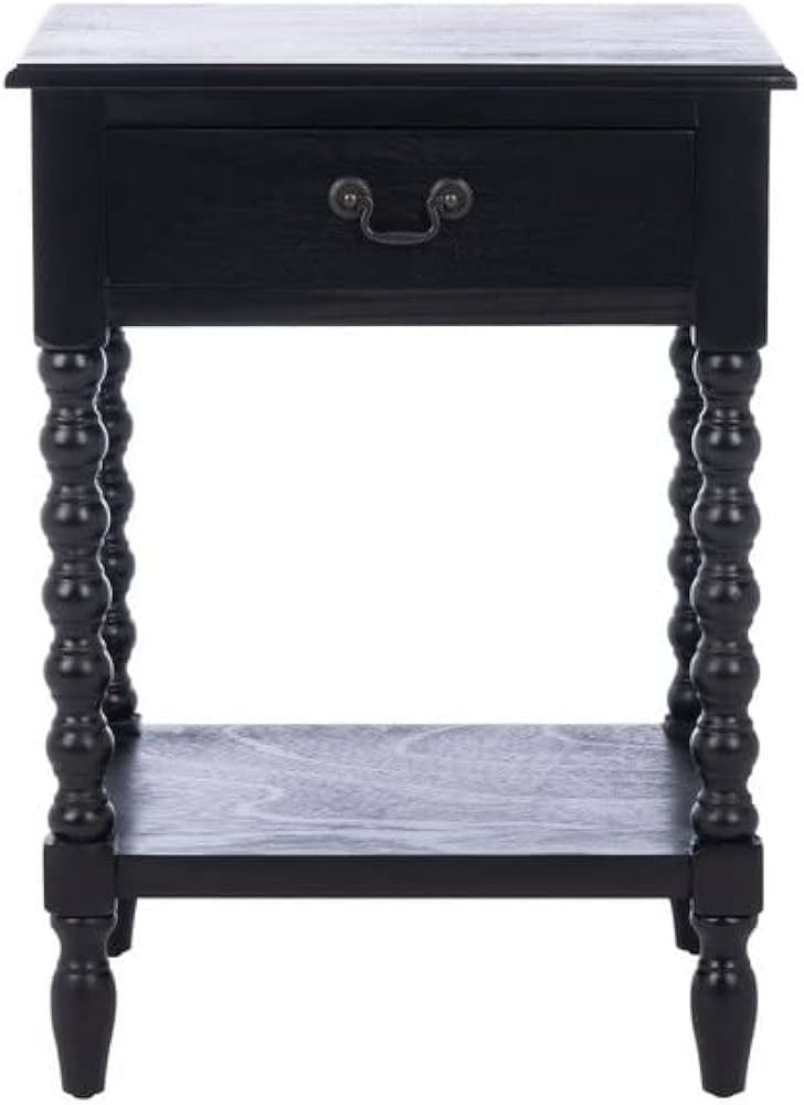 Safavieh Home Collection Athena Black 1-Drawer Accent Tables | Amazon (US)