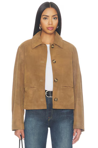 Free People x We The Free Hera Faux - Sierra Jacket in Brown. - size XS | Revolve Clothing (Global)