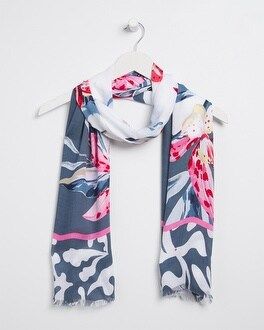 Silk Blend Floral Oblong Scarf | Chico's