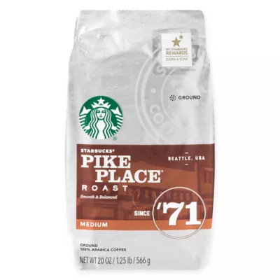 Starbucks® 20 oz. Pike Place® Roast Ground Coffee | Bed Bath & Beyond
