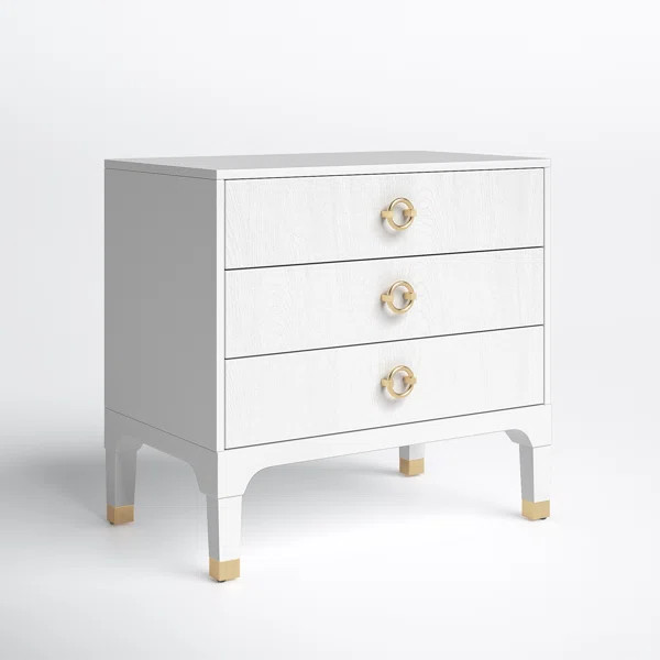 Quincy 3 - Drawer Nightstand | Wayfair North America