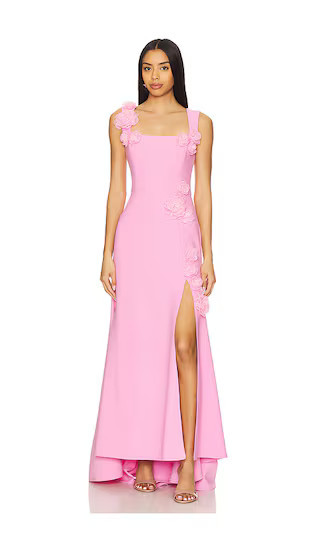 ELLIATT Evanora Gown in Pink. Size L | Revolve Clothing (Global)