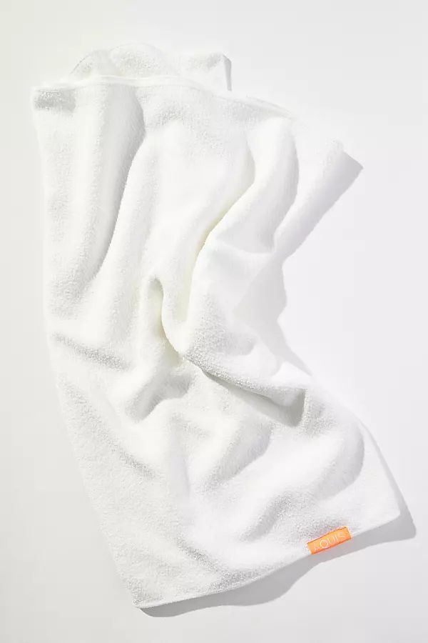 AQUIS Rapid Dry Lisse Hair Towel By Aquis in White | Anthropologie (US)