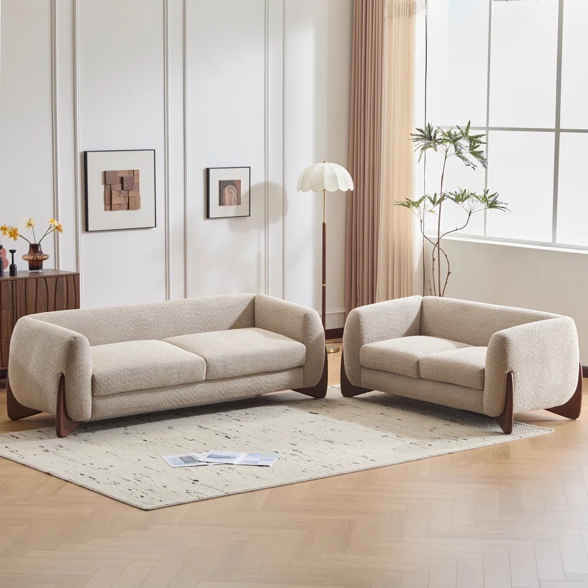 Inspired by today’s most-loved interior trends, the Mariyan Bouclé Upholstered 3-Seater Sofa and Loveseat combines soft bouclé fabric, inviting curves, and timeless comfort to create a living room that’s effortlessly elegant. Perfect for relaxing or entertaining, this coordinated set brings warmth and texture to any space. ON SALE and under $1,500.

Ideas:

* modern living room inspiration
* organic modern décor
* cozy home styling
* bouclé furniture trend
* luxury living spaces

Keywords:

* Mariyan sofa set
* bouclé sofa and loveseat
* 3 seater sofa set
* bouclé living room furniture
* modern sofa set
* contemporary living room furniture
* luxury seating
* upholstered sofa set
* organic modern furniture
* neutral living room décor
* cozy home furniture
* minimalist living room
* Scandinavian furniture
* apartment living room furniture
* designer-inspired sofa
* elegant seating collection
* comfortable living room set
* timeless furniture design
* luxury home décor
* bouclé loveseat

#LTKSaleAlert #LTKHome #LTKSeasonal