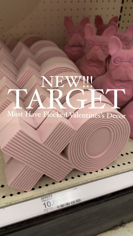 How stinking cute are these flocked Valentine’s Day pieces at Target?! They’re only $10 and already have amazing reviews online. And y’all know I came home with that sophisticated Frenchie! He was too cute to pass up! 💗

#LTKSeasonal #LTKstyletip #LTKhome