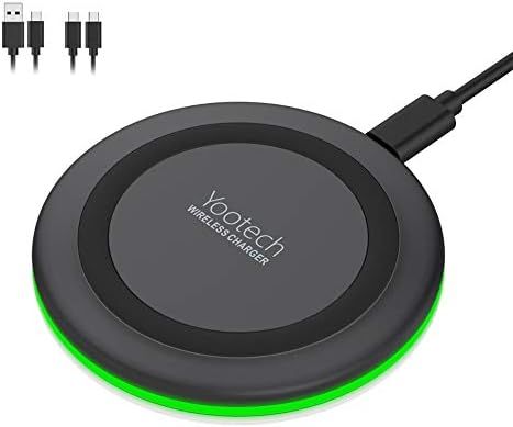 Yootech Wireless Charger,Qi-Certified 10W Max Fast Wireless Charging Pad Compatible with iPhone 1... | Amazon (US)