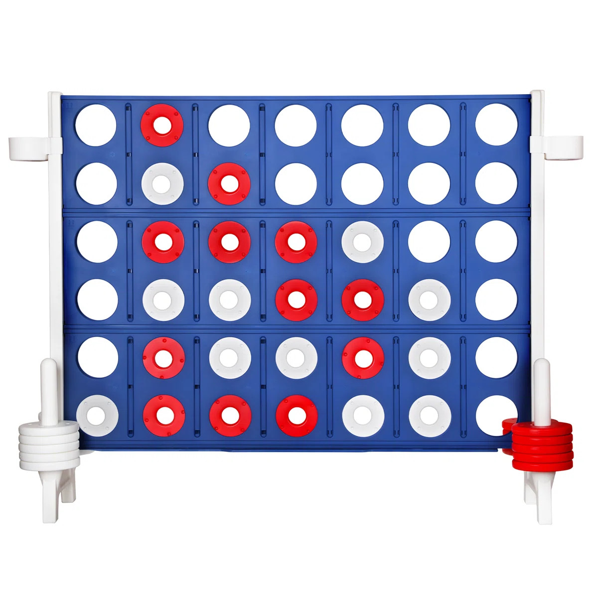 Jumbo 4-to-Score Game Set, Giant 4-in-a-Row Game for Teens and Adults, 3.3FT Family Games for Out... | Wayfair North America