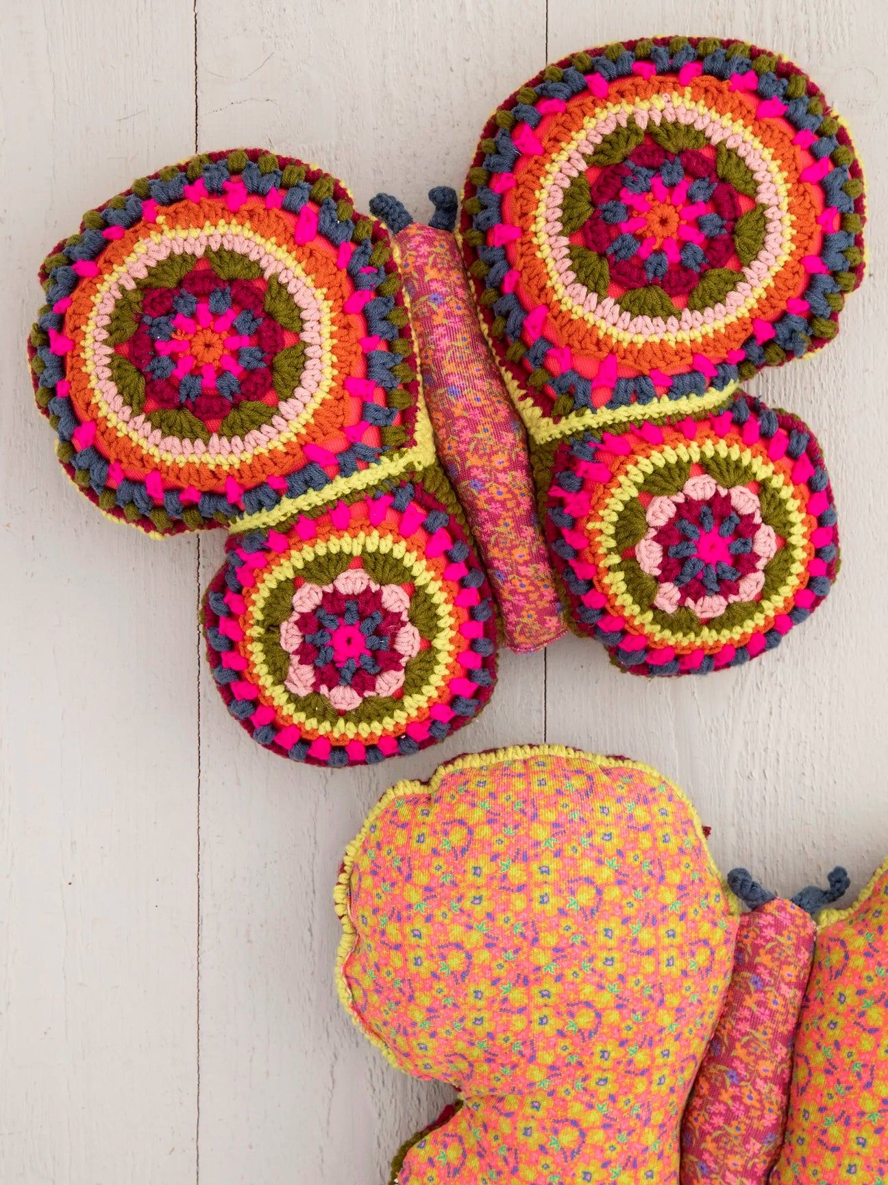 Crochet Pillow - Butterfly | Natural Life