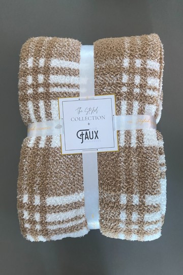 TSC + Our Faux Farmhouse: Windowpane Blanket | The Styled Collection