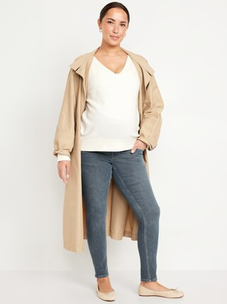 Maternity Rollover-Panel Skinny 360° Stretch Jeans | Old Navy | Old Navy (US)