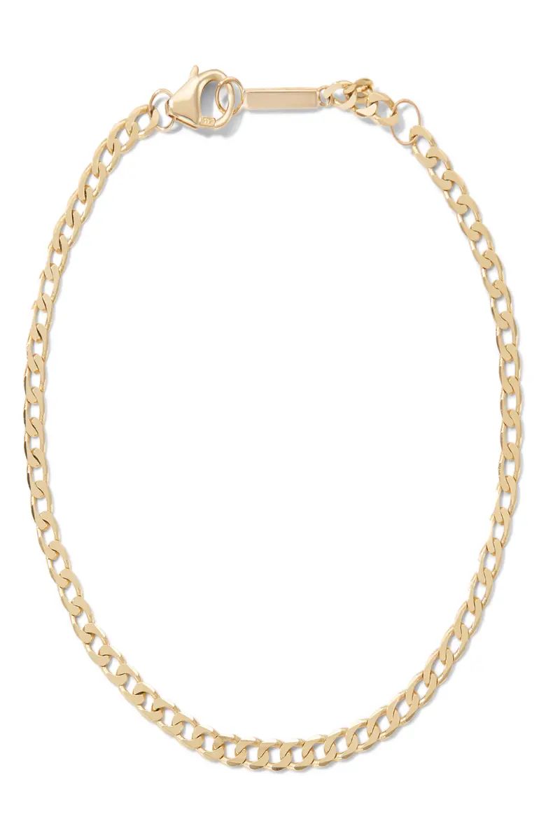 Nude Curb Chain Single Strand Necklace | Nordstrom