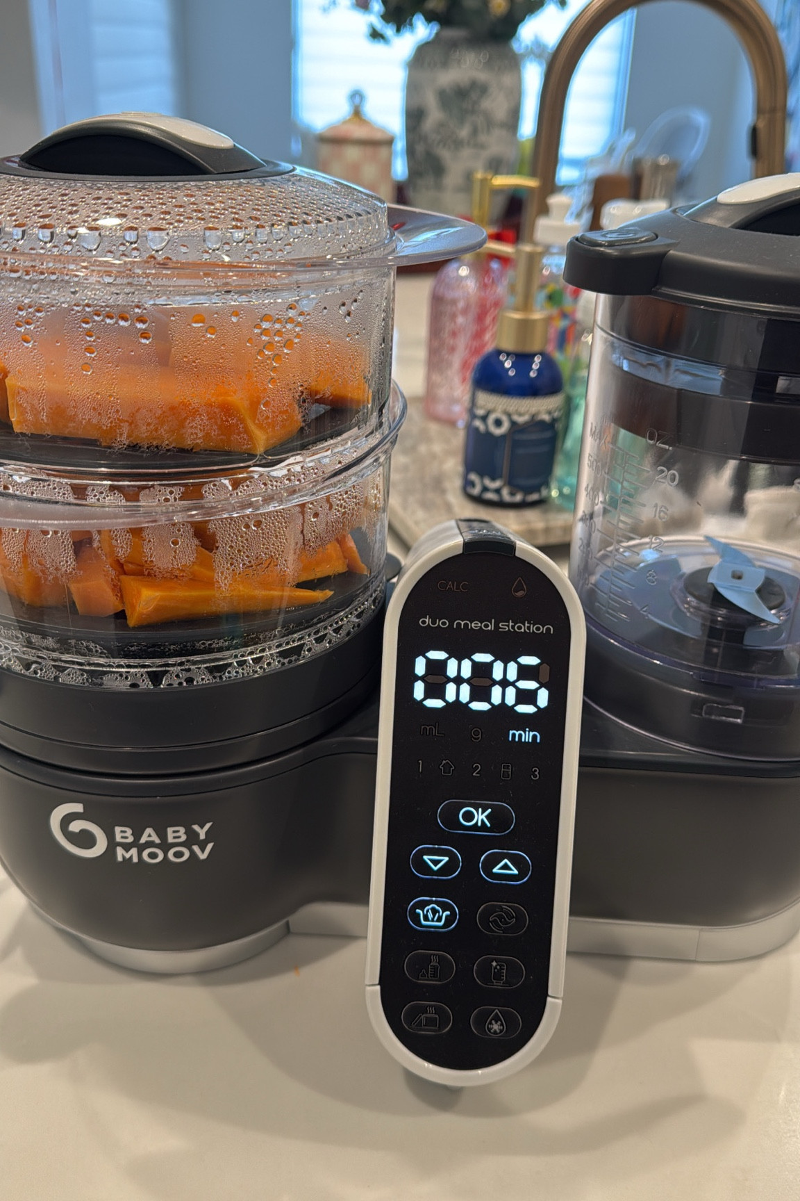 This steams to perfection every time! So easy! And love putting stuff in for a steam and being able to walk away to tend to my kids! I couldn’t leave my stove if I was steaming on the stovetop!! This is such a cool tool I didn’t have with my first baby! You can puree or warm bottles as well!

#LTKBump #LTKBaby #LTKKids