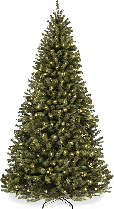 Best Choice Products Artificial Christmas Tree, 6ft Premium Pre-Lit Realistic Spruce Holiday Déc... | Amazon (US)