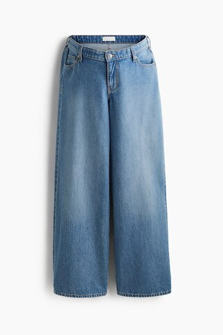 H & M - MAMA Before & After Wide jeans - Blue | H&M (UK, MY, IN, SG, PH, TW, HK)